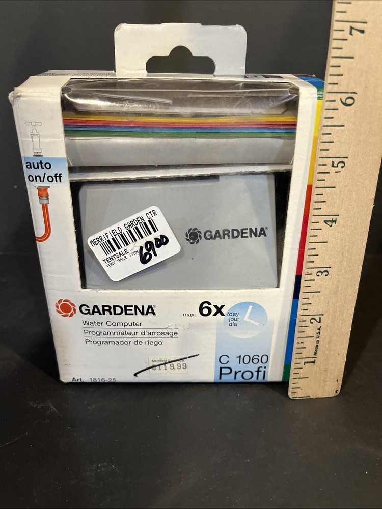 Gardena Comfort C 1060 Programmable Water Computer Sprinkler Timer Irrigation 6X