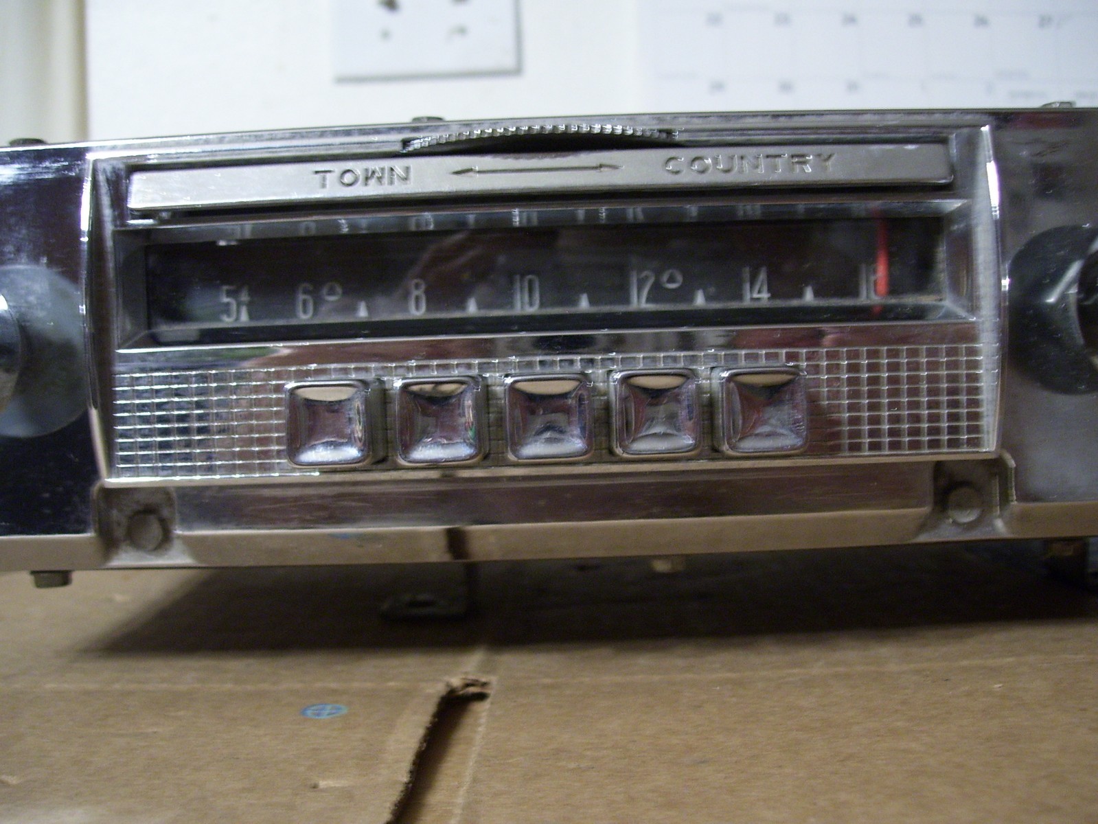 55 1955 Chrysler radio wonder bar town and country