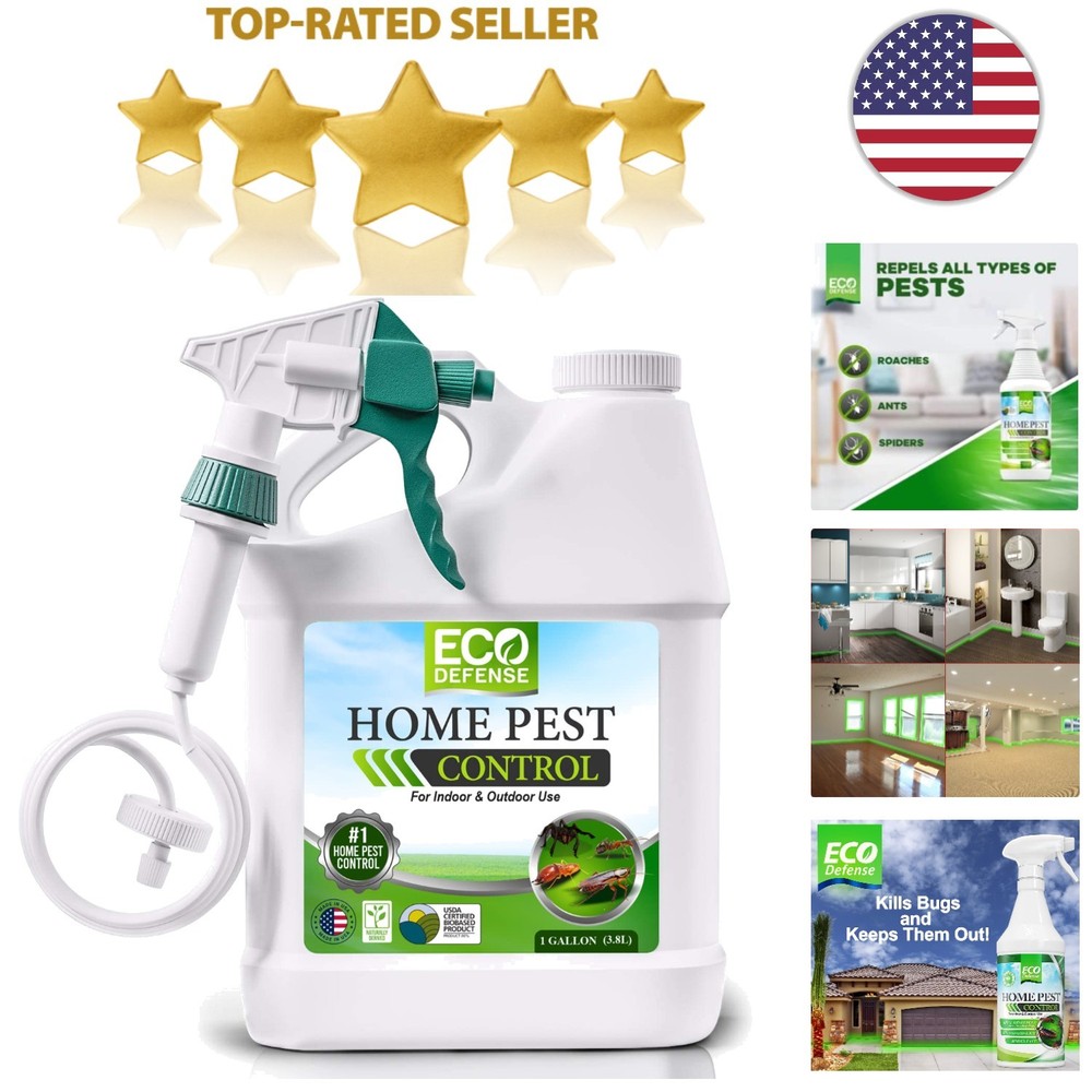 Safe Home Bug Control - Natural Ant, Roach, Spider Repellent