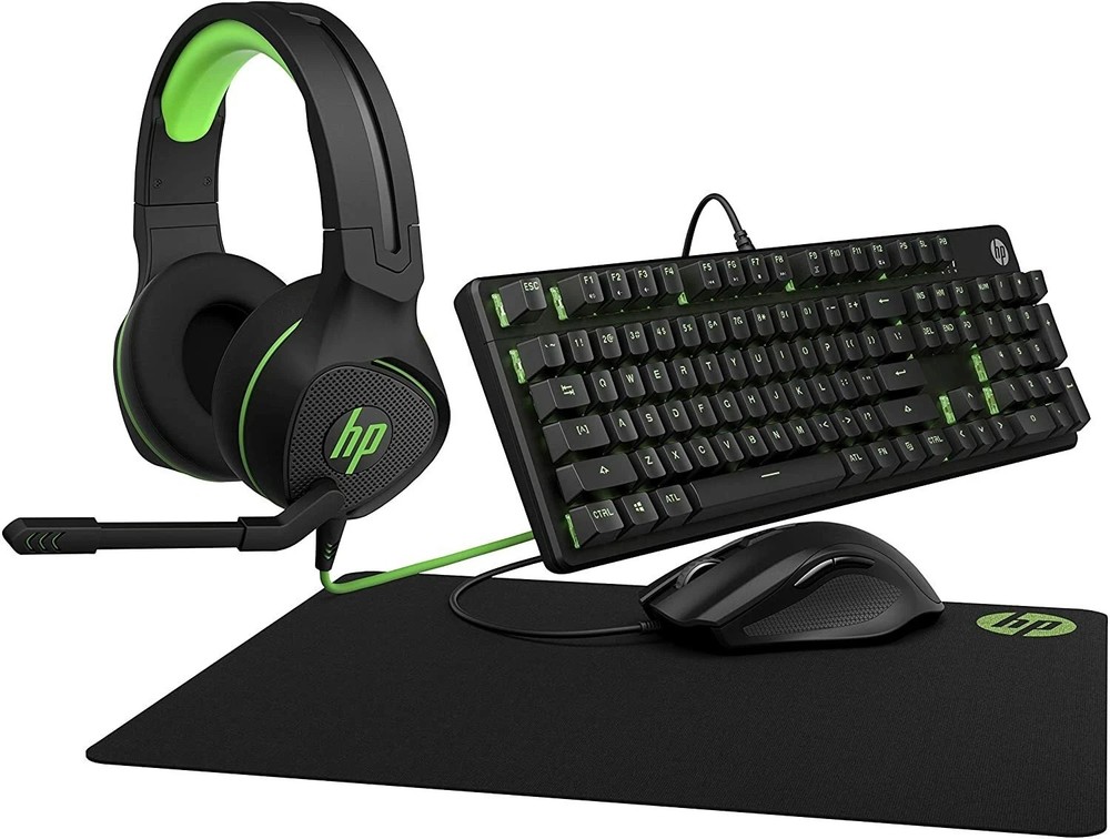 HP Gaming Mouse, Keyboard, Headset, Pad (HP Gaming Kit)
