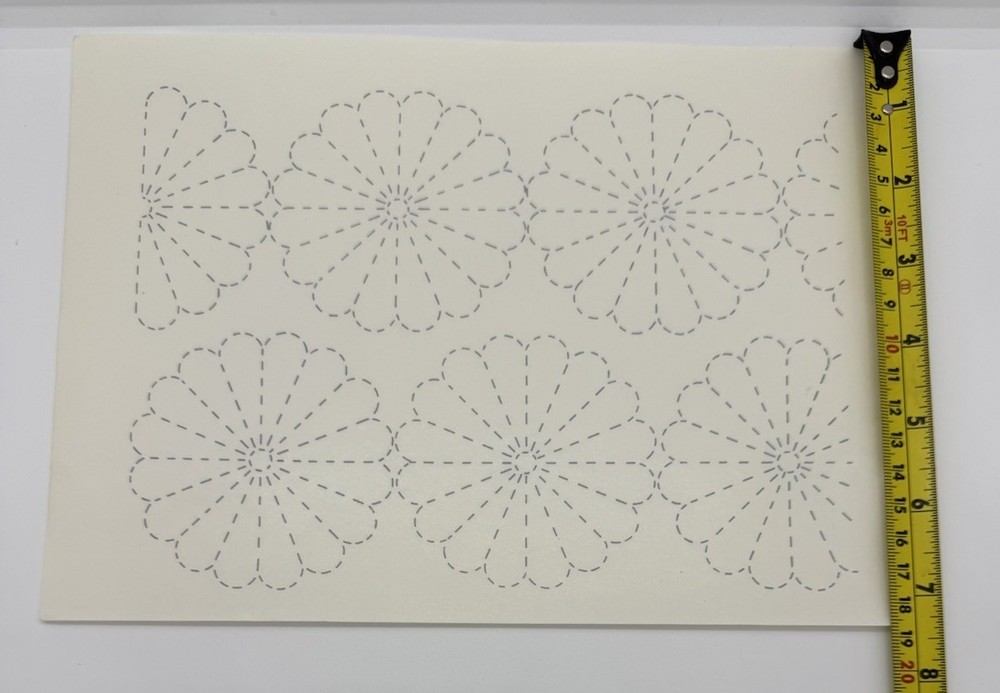 Sashiko Pattern Transfer Paper 6 pieces Japan