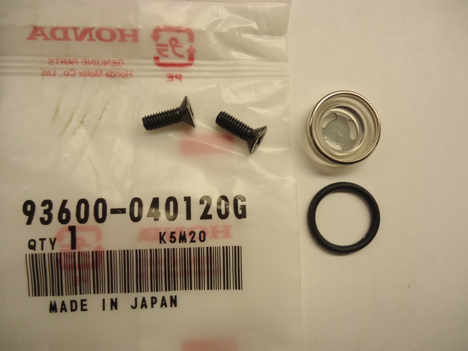 Honda SHADOW VT1100 VT500 Brake Master Cylinder Sight Glass Window Lens clutch