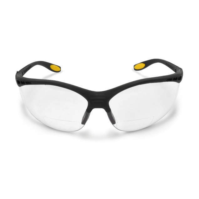 DeWalt Bifocal Reading Readers Safety Glasses CLEAR Lens 1.0, 1.5, 2.0, 2.5, 3.0