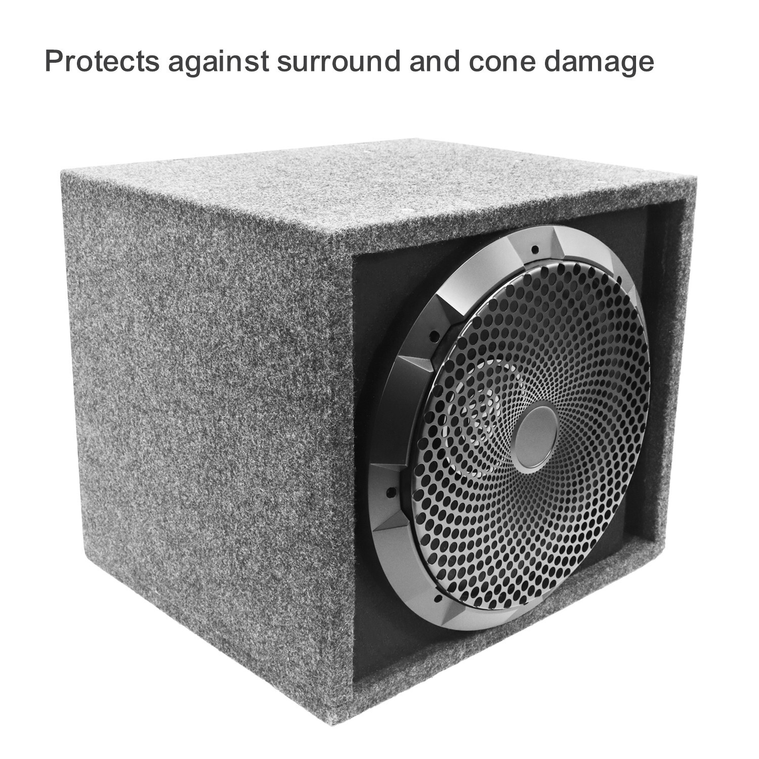 Recoil SG-8 8-Inch High Excursion Black Steel Mesh Subwoofer Grille