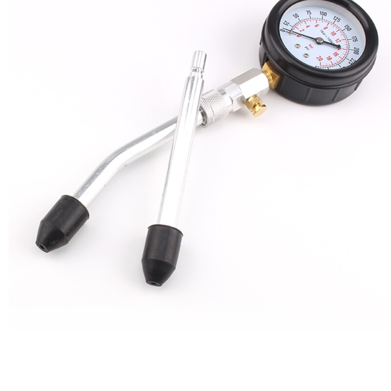 Compression Tester Small Engine Cylinder Test Pressure Gauge Tool Car