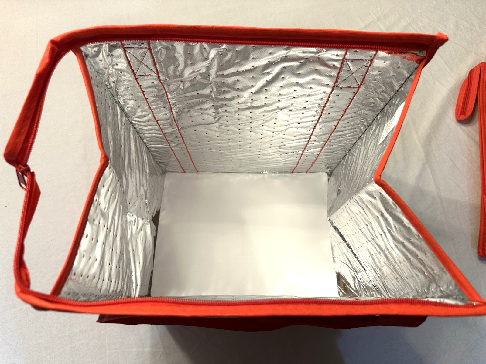 Lot of 5 ~ DOORDASH ~ 13x15x9 ~ Zippered Insulated Delivery Bag / Tote ~