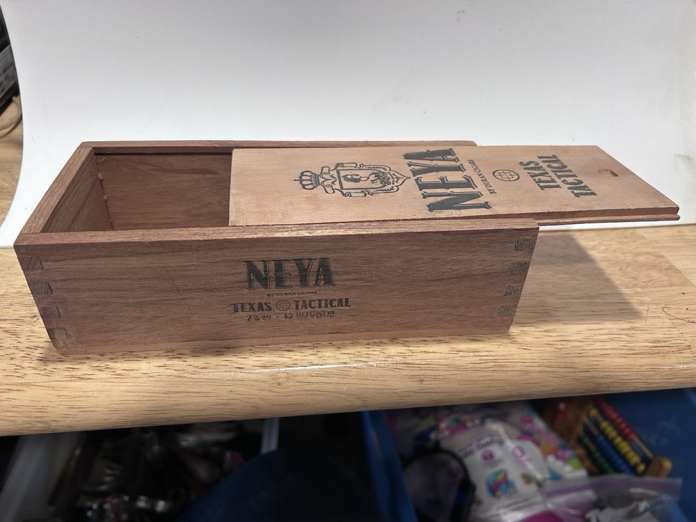 Small Wooden Ammo Box Neya