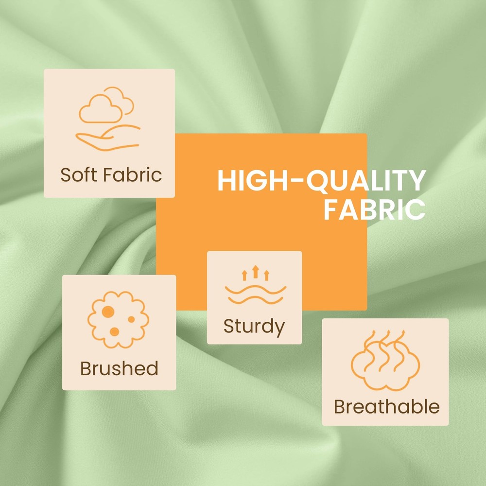 King Size 4 Piece Sheet Set - Comfy Breathable & Cooling Bed Sheets Set, Soft...