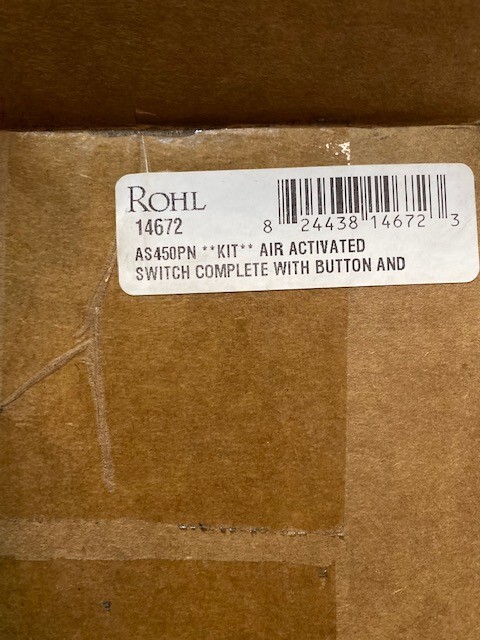 Rohl AS450PN Air Activated Switch Button with Control Box for Waste Disposal