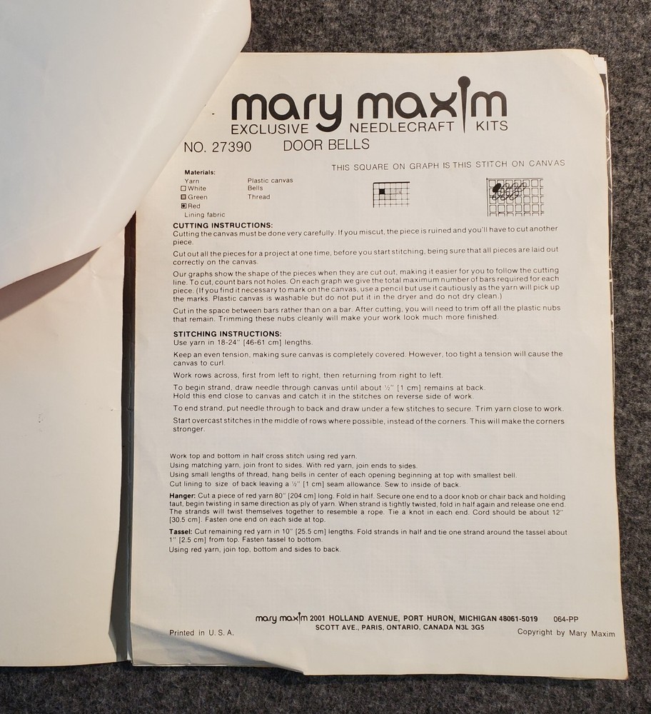 Mixed Lot Plastic Canvas Needlepoint Guides Patterns Sheets Craft Instructions