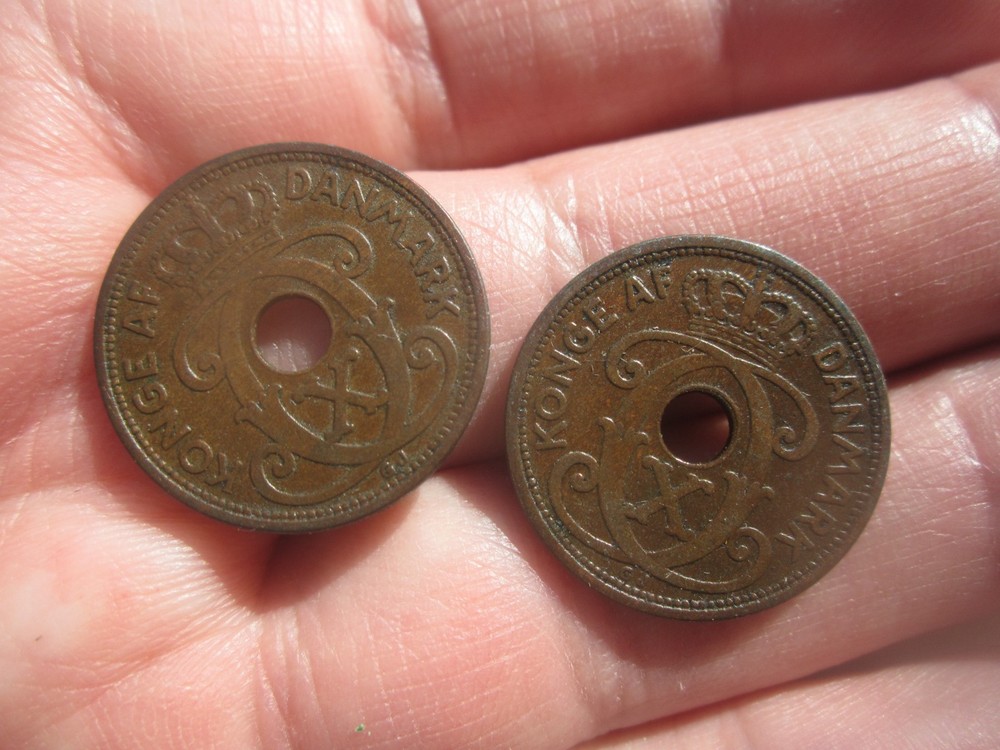 1927 N & 1927 HCN DENMARK 2 ORE