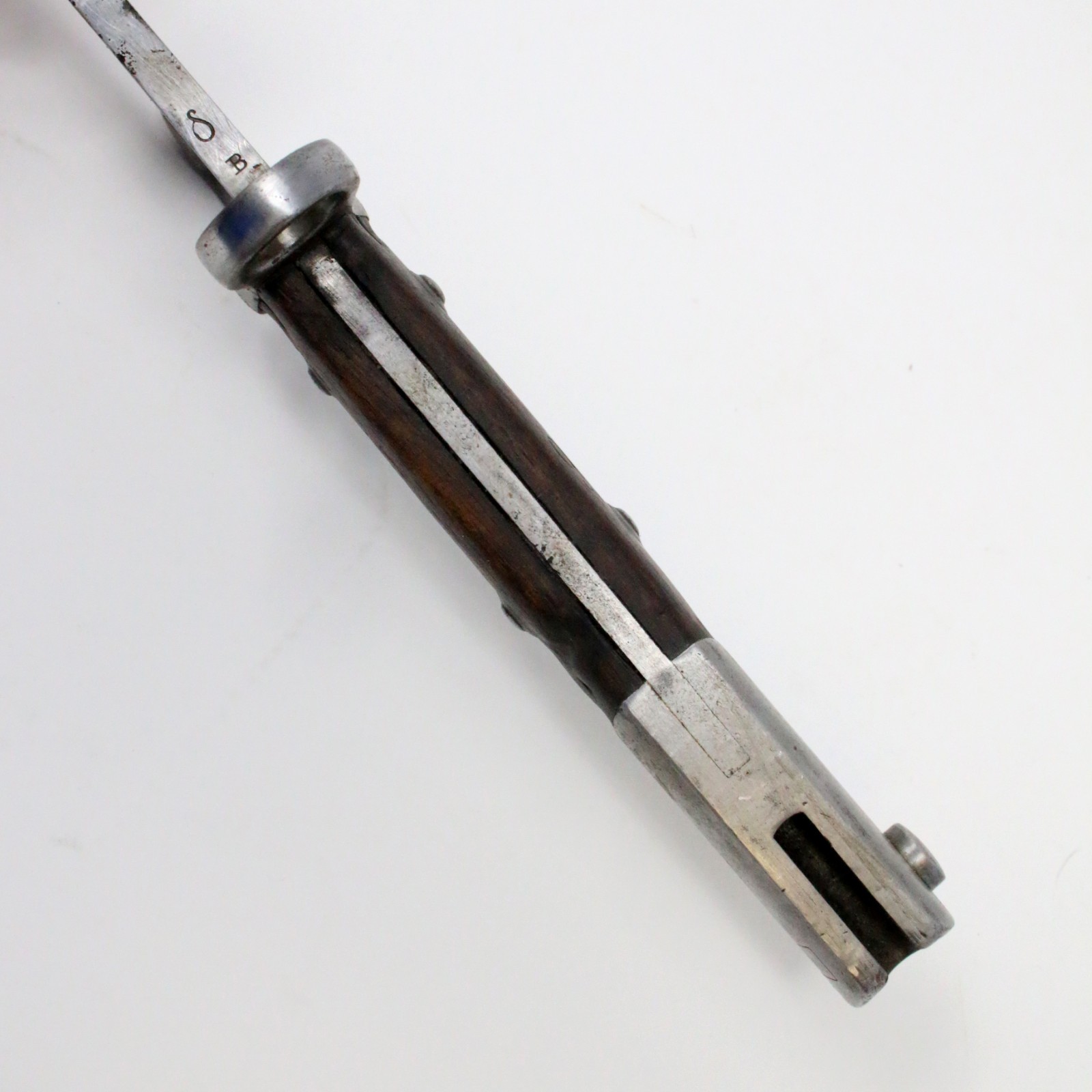 Argentine M1909 Mauser Bayonet Hooked WKC Solingen Matching # Leather Scabbard A