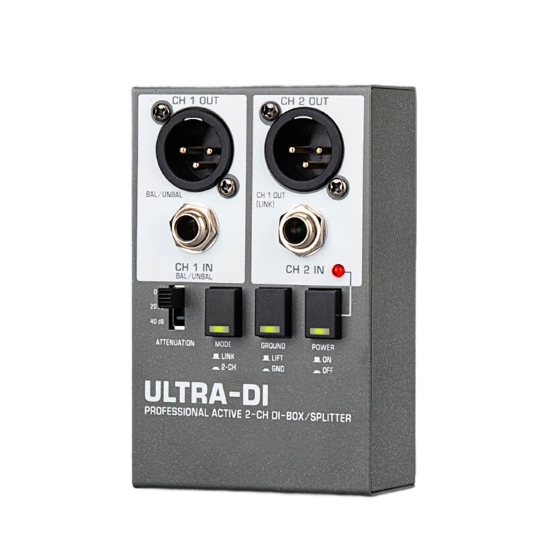 Active DI Box Impedance Conversion For Recording And Live Performances Tasks