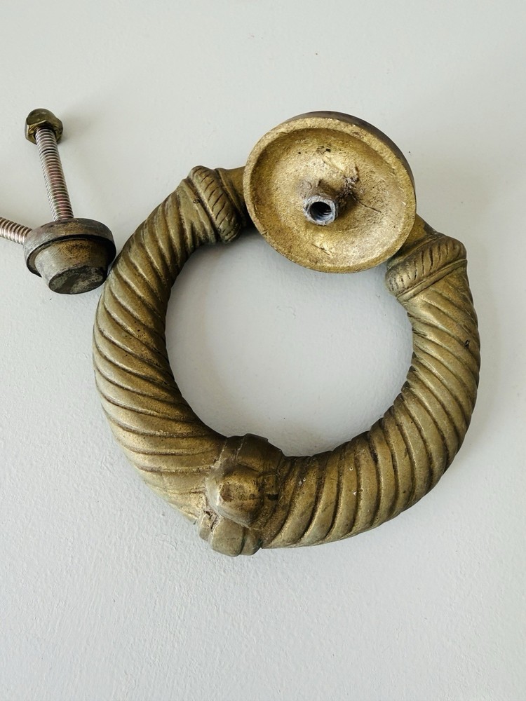 VTG Celtic Torc Door Knocker 5” Brassware Solid Brass