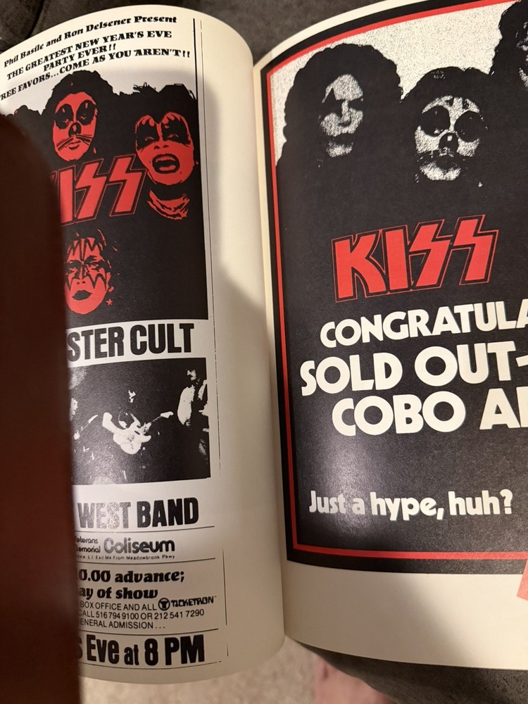 Vintage Rare 1st Edition 1980 KISS The Real Story Authorized Paperback Book