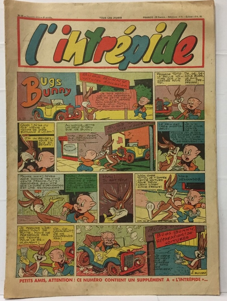 L’Intrepid Journal - Year 1951 - No 81
