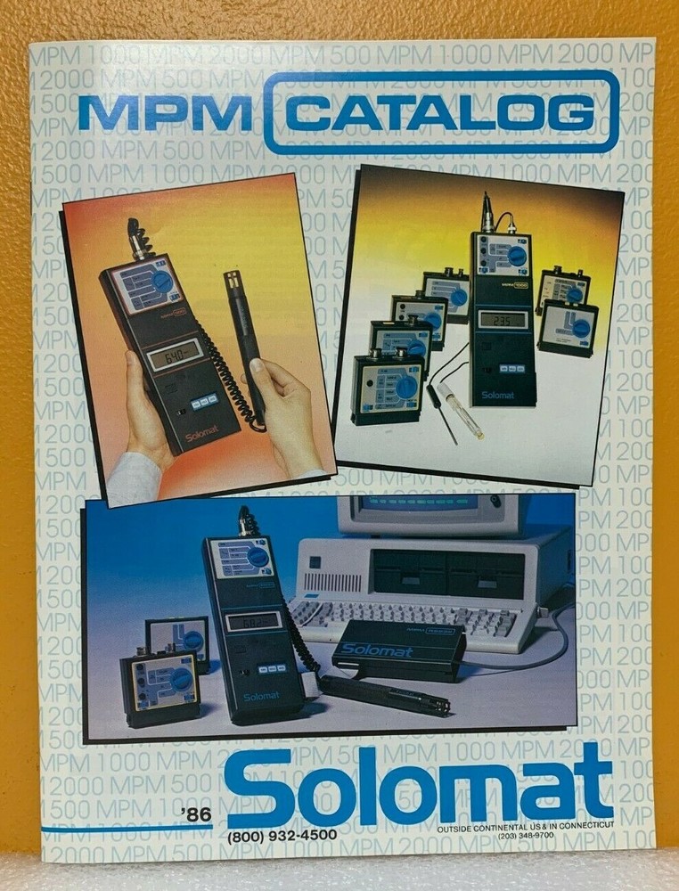 Solomat 1986 MPM Catalog.