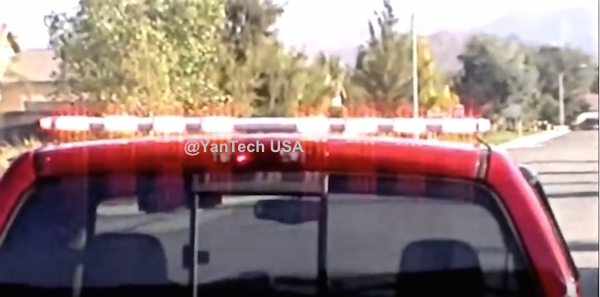 50” Amber LED Light Bar Tow Truck Plow Roll Back Police w/ Take Down&Cargo Light