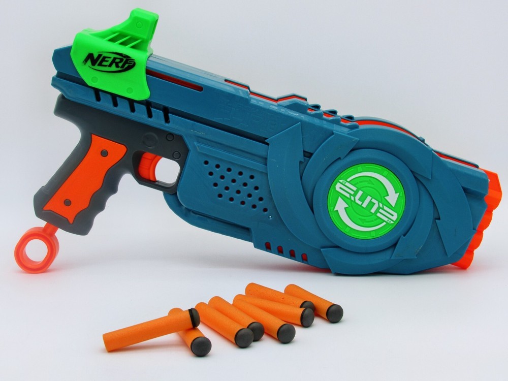 NERF Elite 2.0 Flip-8 Blaster - 8-Dart Capacity, Multicolor