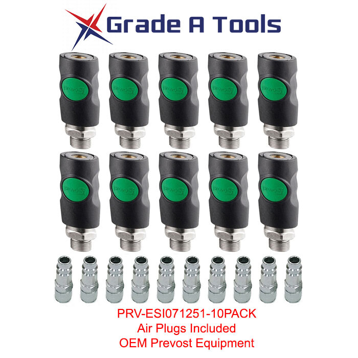 Prevost ESI071251 Male Safety High Flow Air Coupler (10)