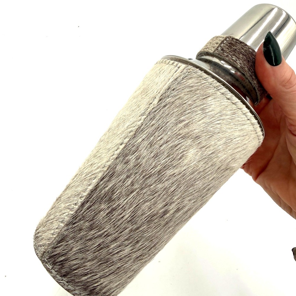 Cowhide Cocktail Shaker New