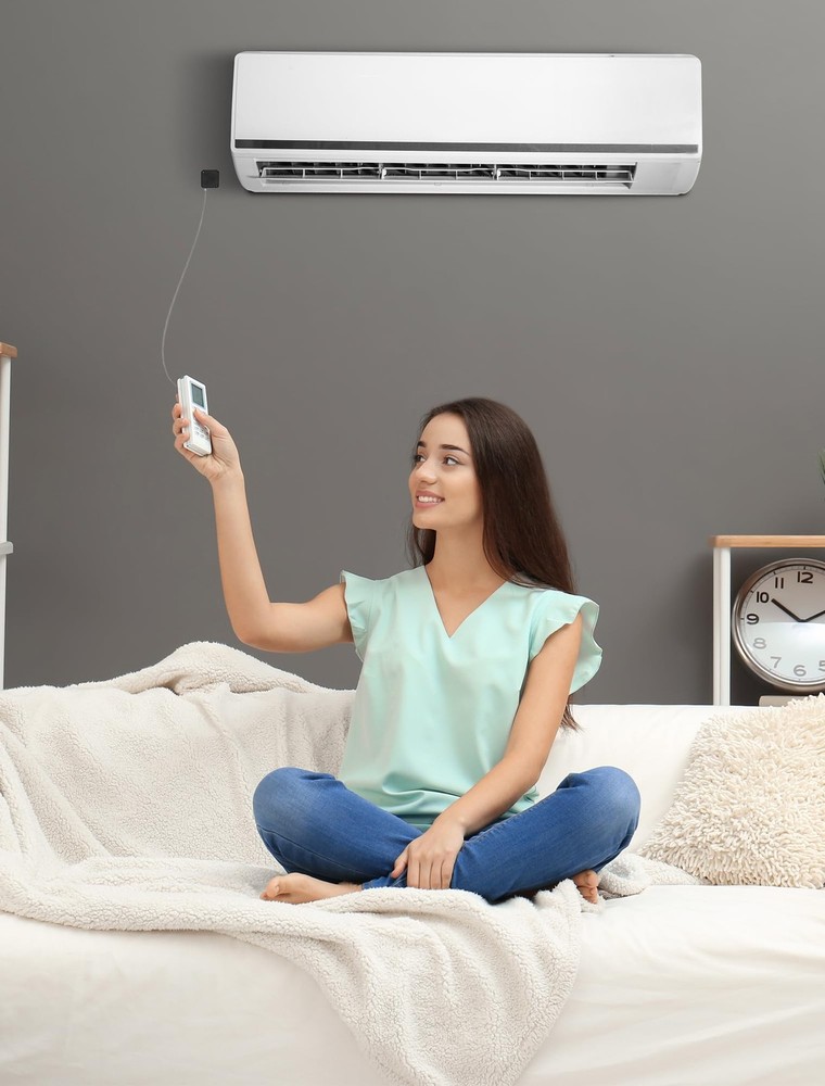 4Pack Remote Control Tether, 6.5 Ft Leash, Retractable Black