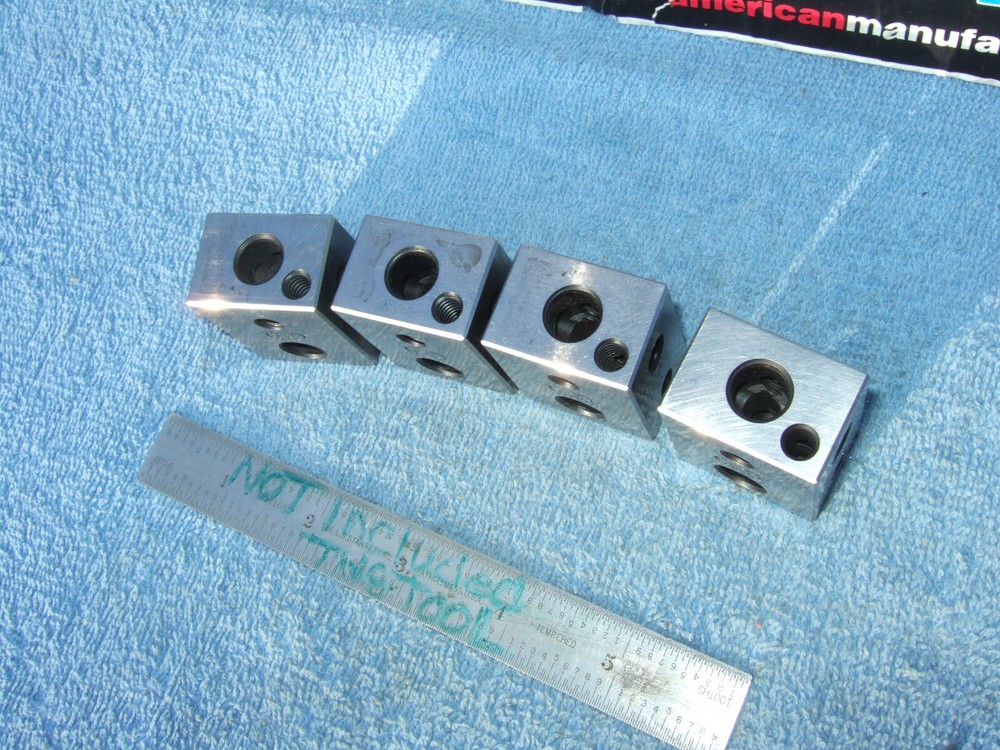 MOORE TOOL Co. BLOCKS (4) BLOCKS PARALLELS TOOLMAKER MACHINIST INSPECTION set A