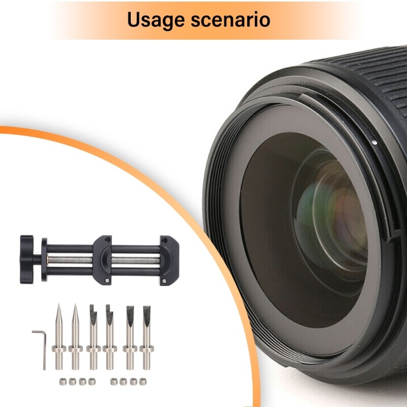 Comprehensive Camera Lens Vise Tool Kit for Camera Enthusiasts Professional