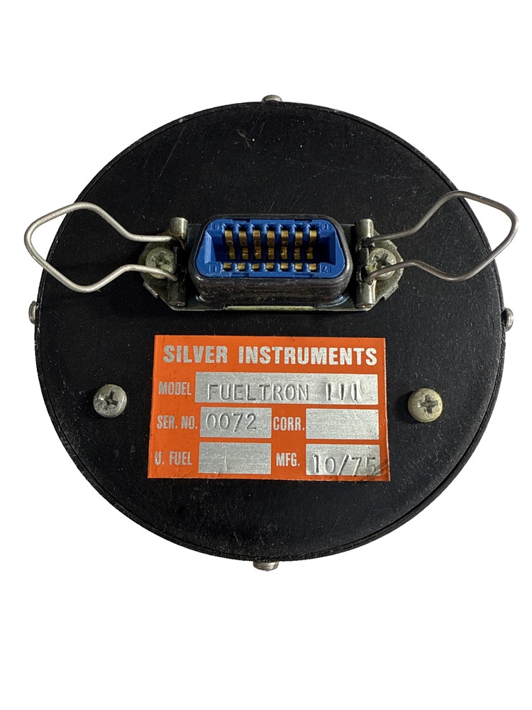 Fueltron 111 Aircraft Fuel Flow Indicator Silver Instruments