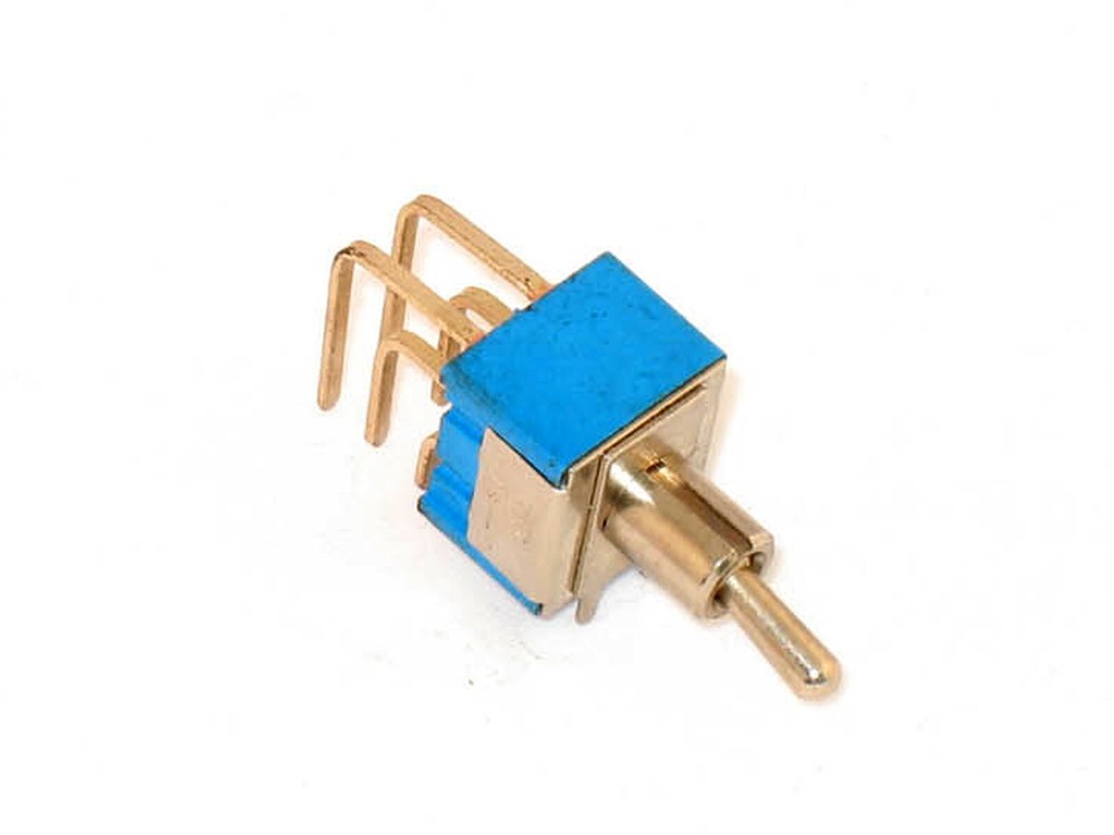 2x (USA source) Toggle Switch, DPDT Right Angle, MTS-202-C4