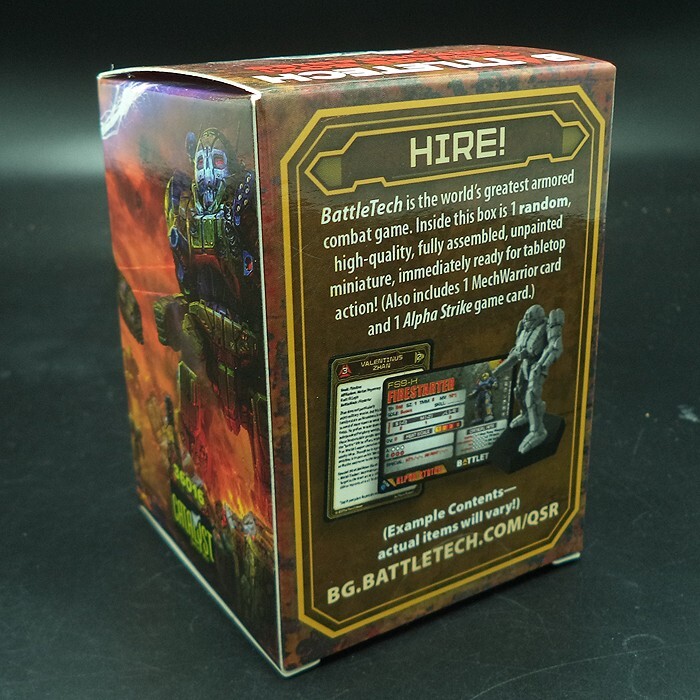 Catalyst Game Labs BattleTech KICKSTARTER MECH SALVAGE BOX UNOPENED RANDOM