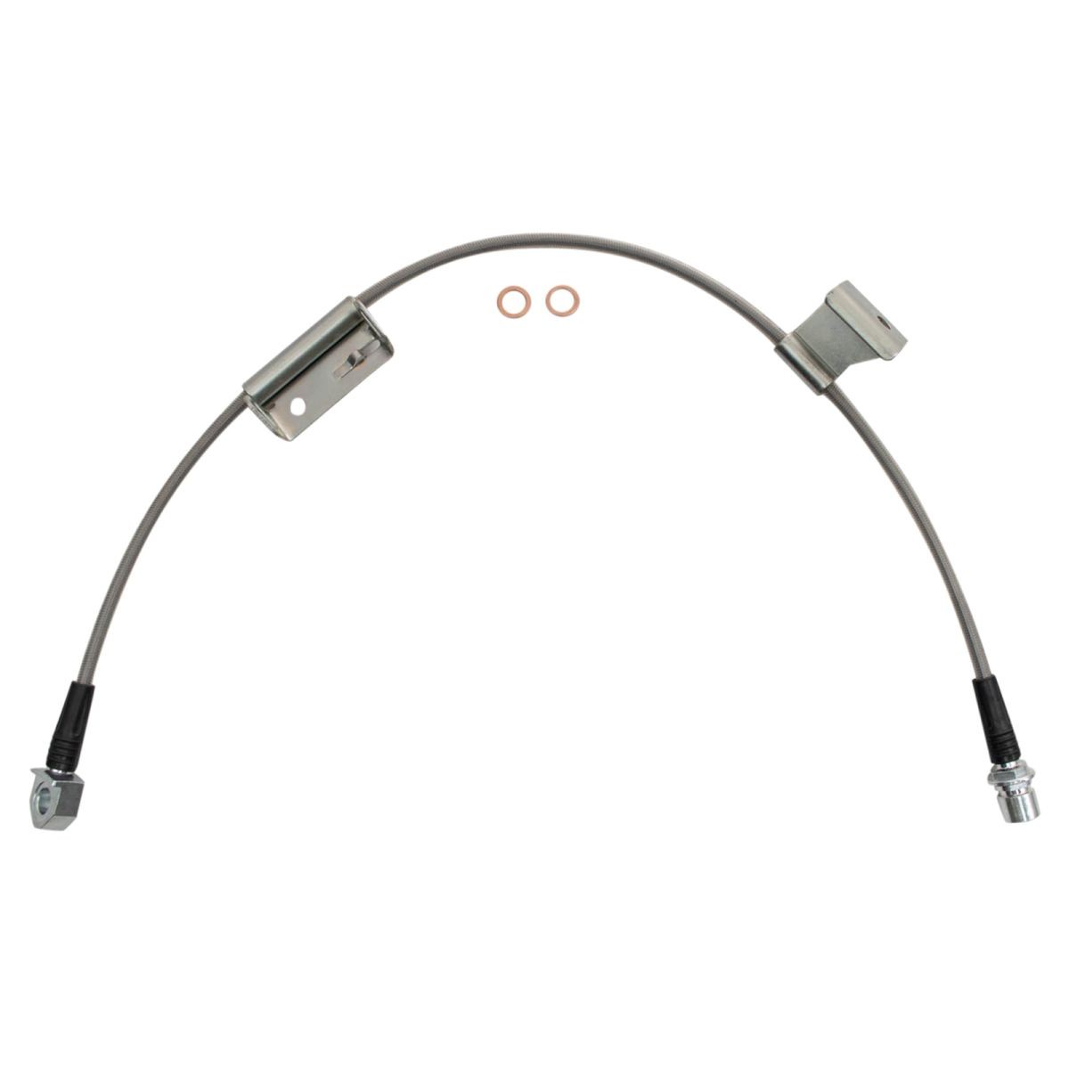 TRQ Performance Brake Hose Set For 02-06 Cadillac 00-06 Chevrolet GMC