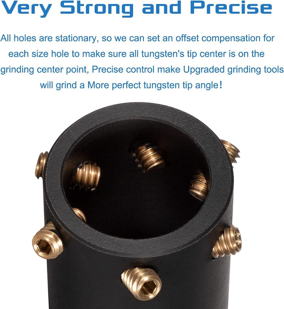 GR-12 TIG Welding Tungsten Electrode Multi-Angle Offsets Sharpener Grinder Tool~