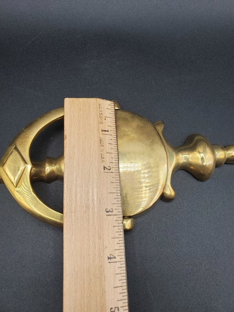 Vintage Solid Brass urn door knocker