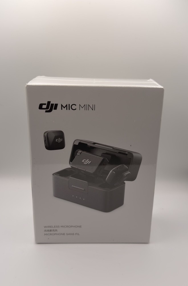 DJI Mic Mini Wireless Microphone System 2TX + 1RX Charging Case Vlog Streaming