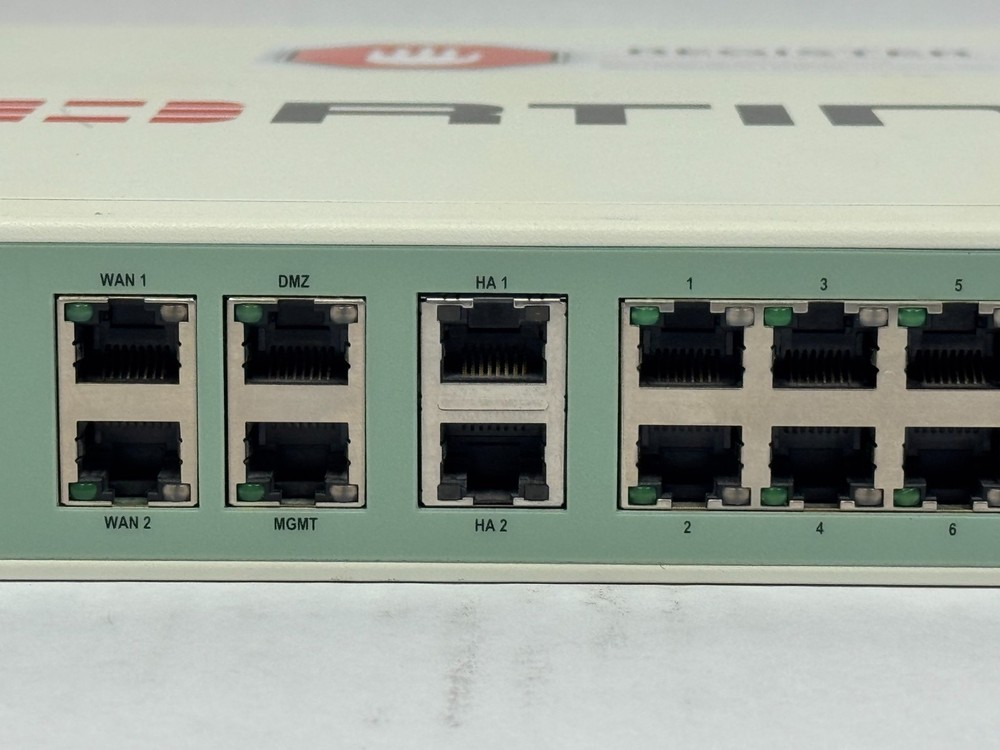 Fortinet Fortigate-100D Network Security Firewall Initialized FG-100D - Used