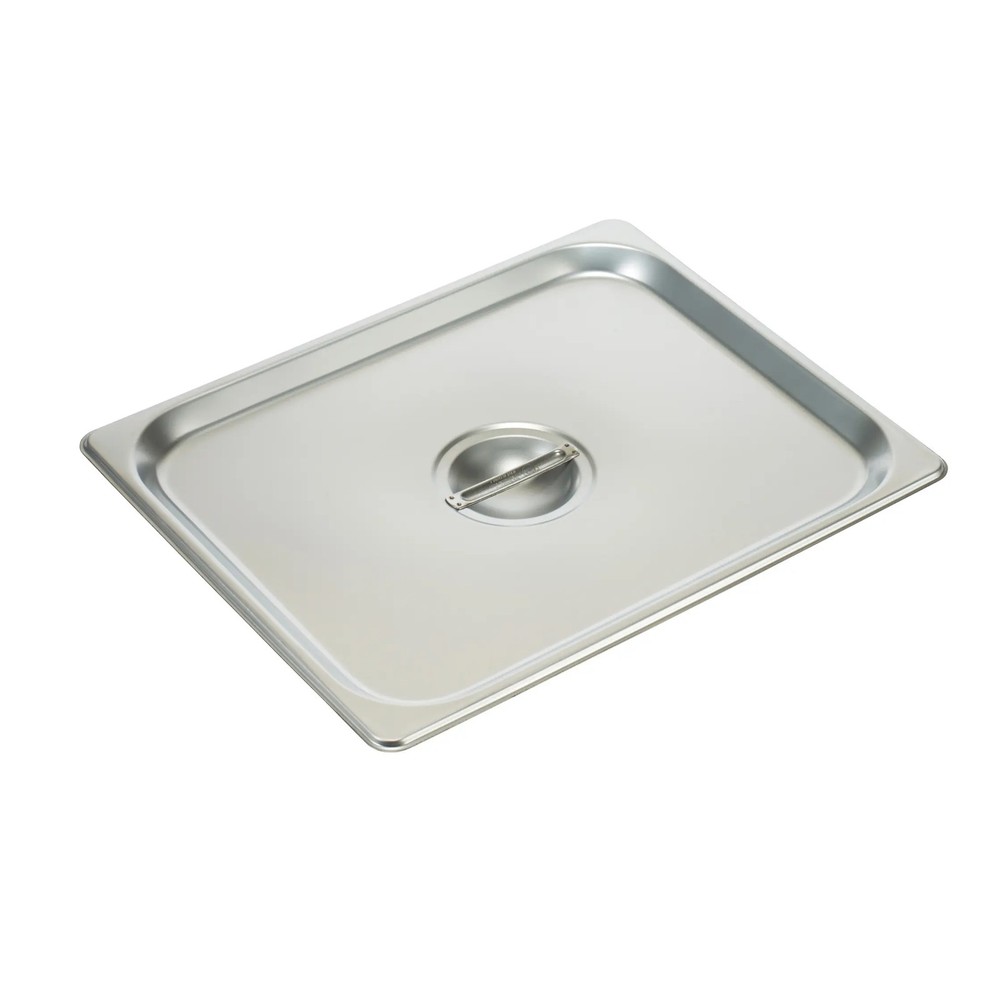 Winco SPSCH Half Size Solid Stainless Steel Steam Table Pan Cover