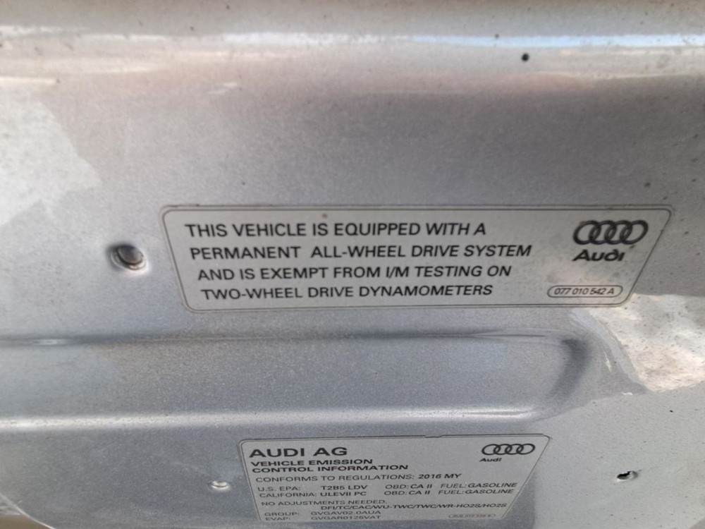 2016 Audi Q3 7 Display Screen - Used, No Anti-Theft Code, Reprogram Required