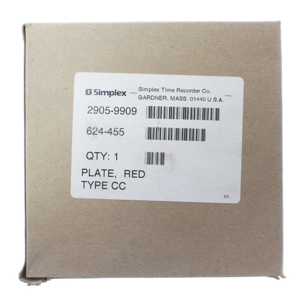 SIMPLEX 2905-9909 624-455 CONCEALED CONDUIT ADAPTER FIRE SYSTEM ACCESSORY