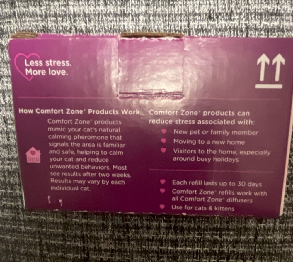 Comfort Zone Pheromone Diffuser Refill 6-Pack for Cats Model 100538643