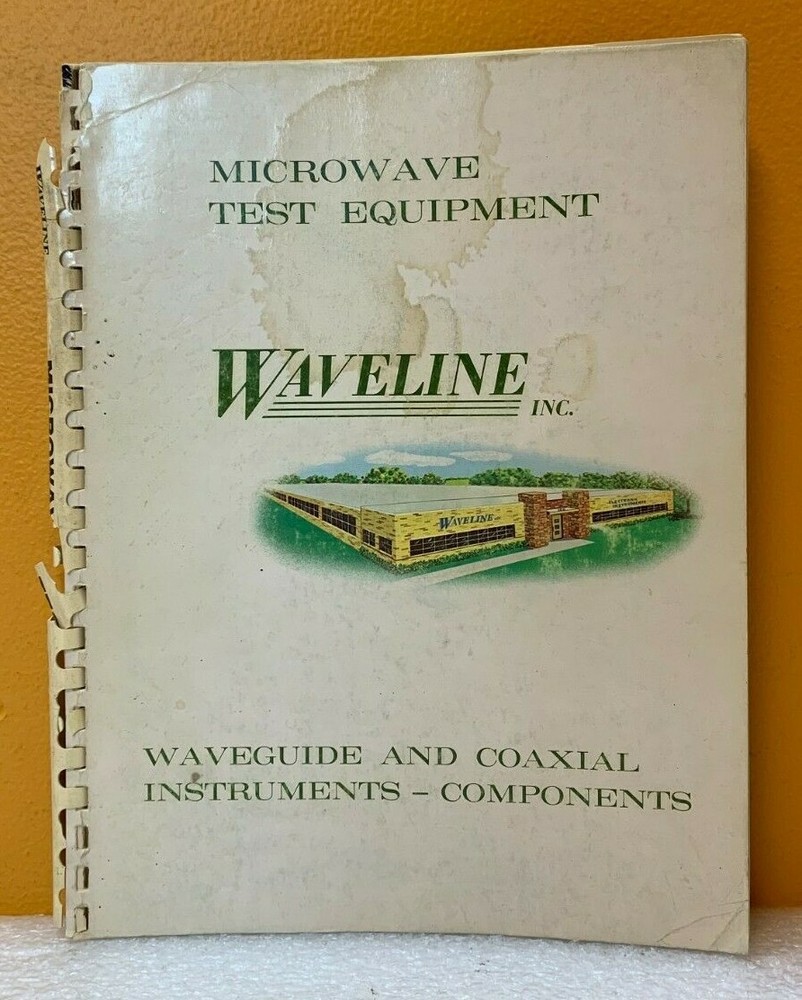 Waveline Inc. Waveguide and Coaxial Instruments - Components Catalog.