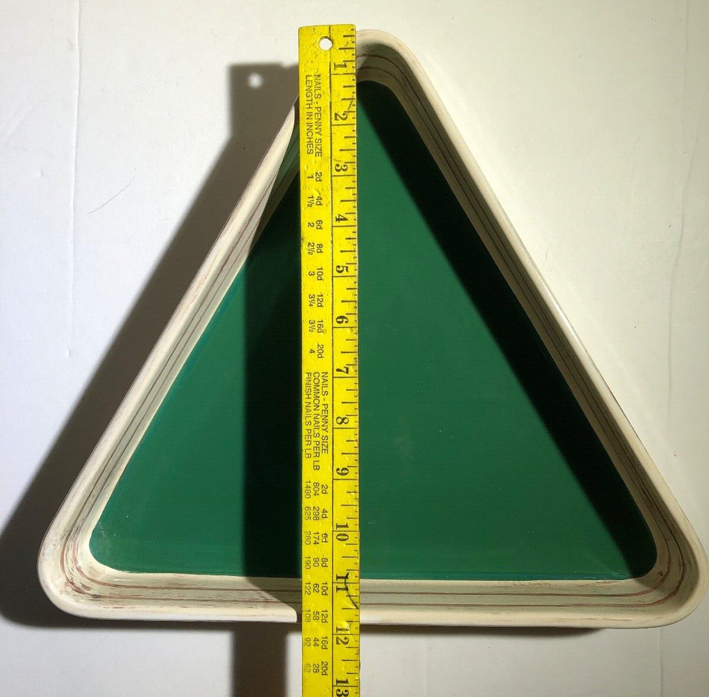 Luminarc Pool Billiards Rack Chip & Dip Serving Bowl Set