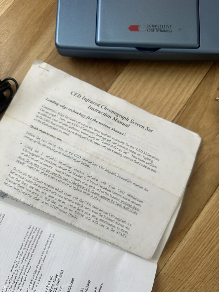 Competitive Edge Dynamics M2 Chronograph Screen Set With Accessories Tested