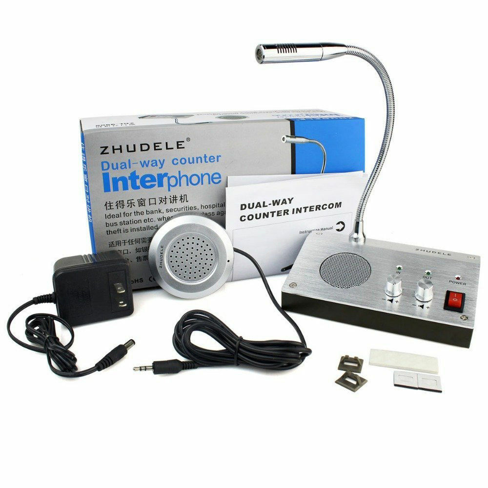 Window Intercom System Speaker Anti-Interference Dual-Way Interphone System
