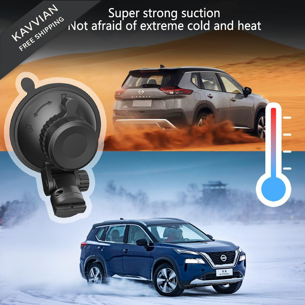 LIUFACAI Dash Cam Mount, Windshield Suction Cup Mounting Bracket, Suction...