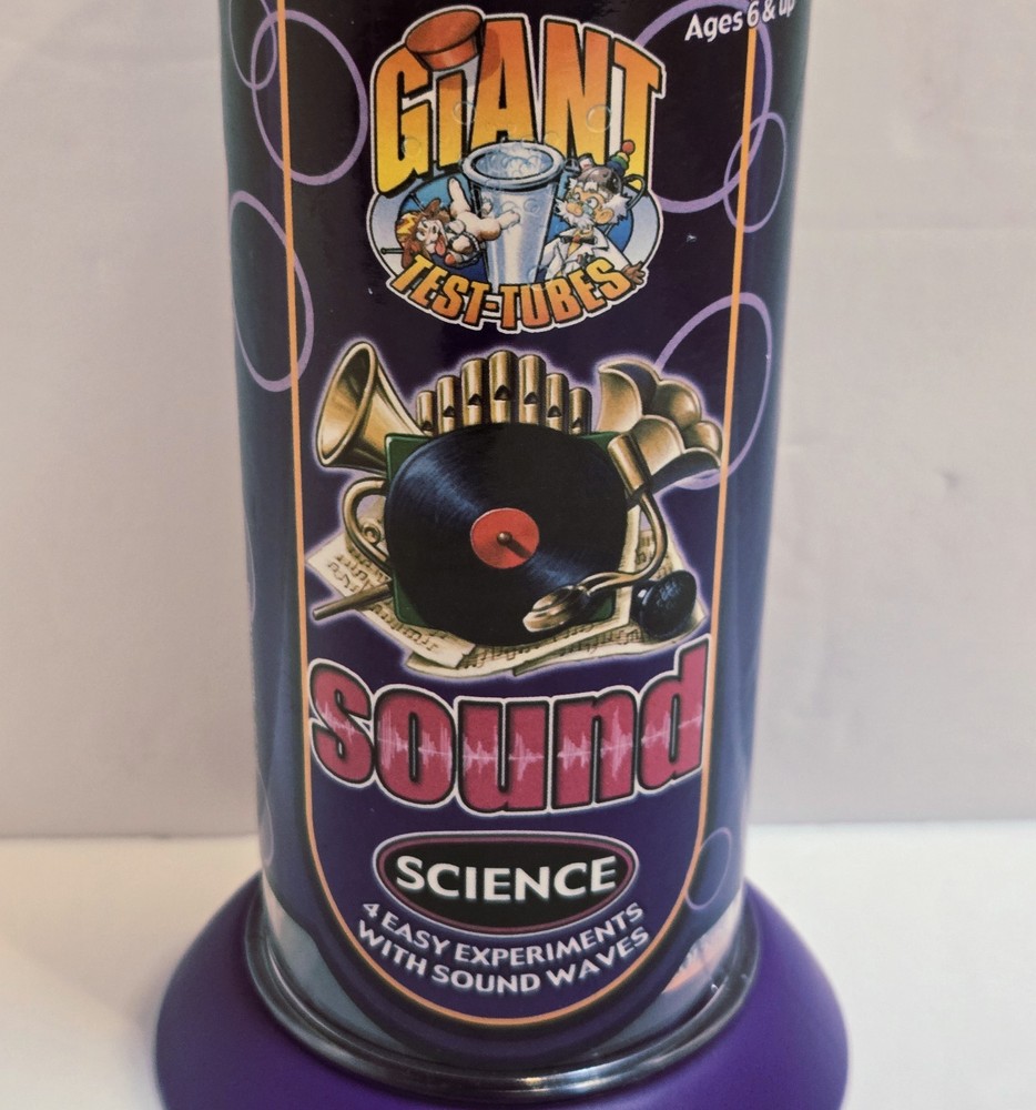 Giant Test Tubes SOUND Science Experiment - NEW OPENED CONDITION