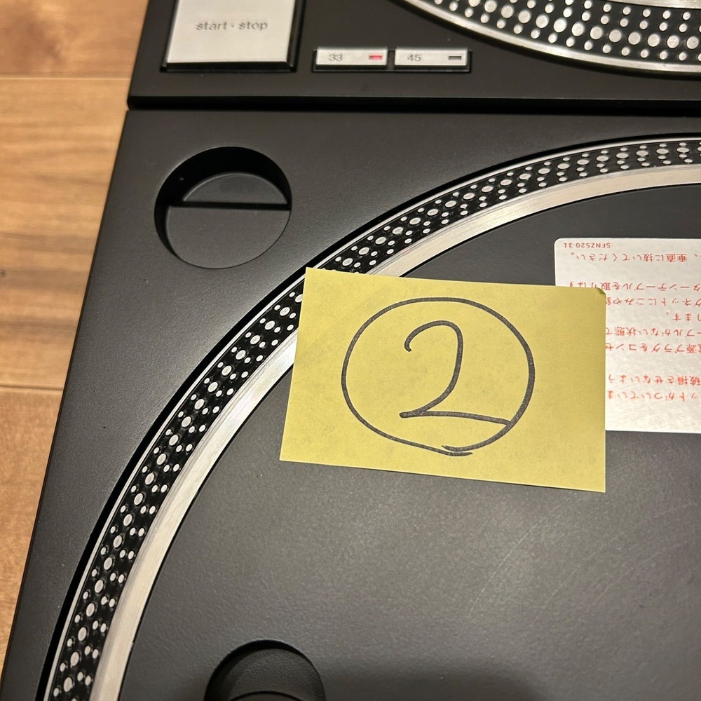 Technics SL-1200MK5 DJ Record Player Turntable System Pair Set FullyFunction