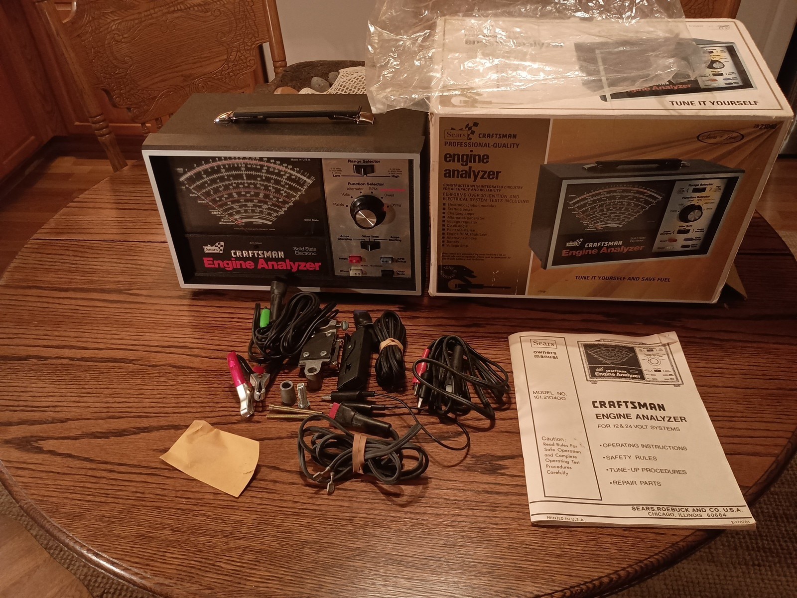 vintage sears craftsman Professional engine analyzer NOS 28 21040 Collectable