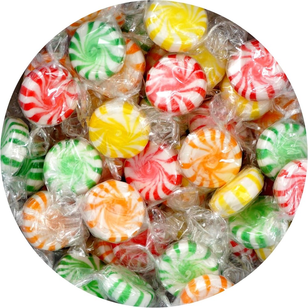 Fruity Starlight Hard Candy, 2 Pound Bulk Candy, Indivily Wrapped Hard