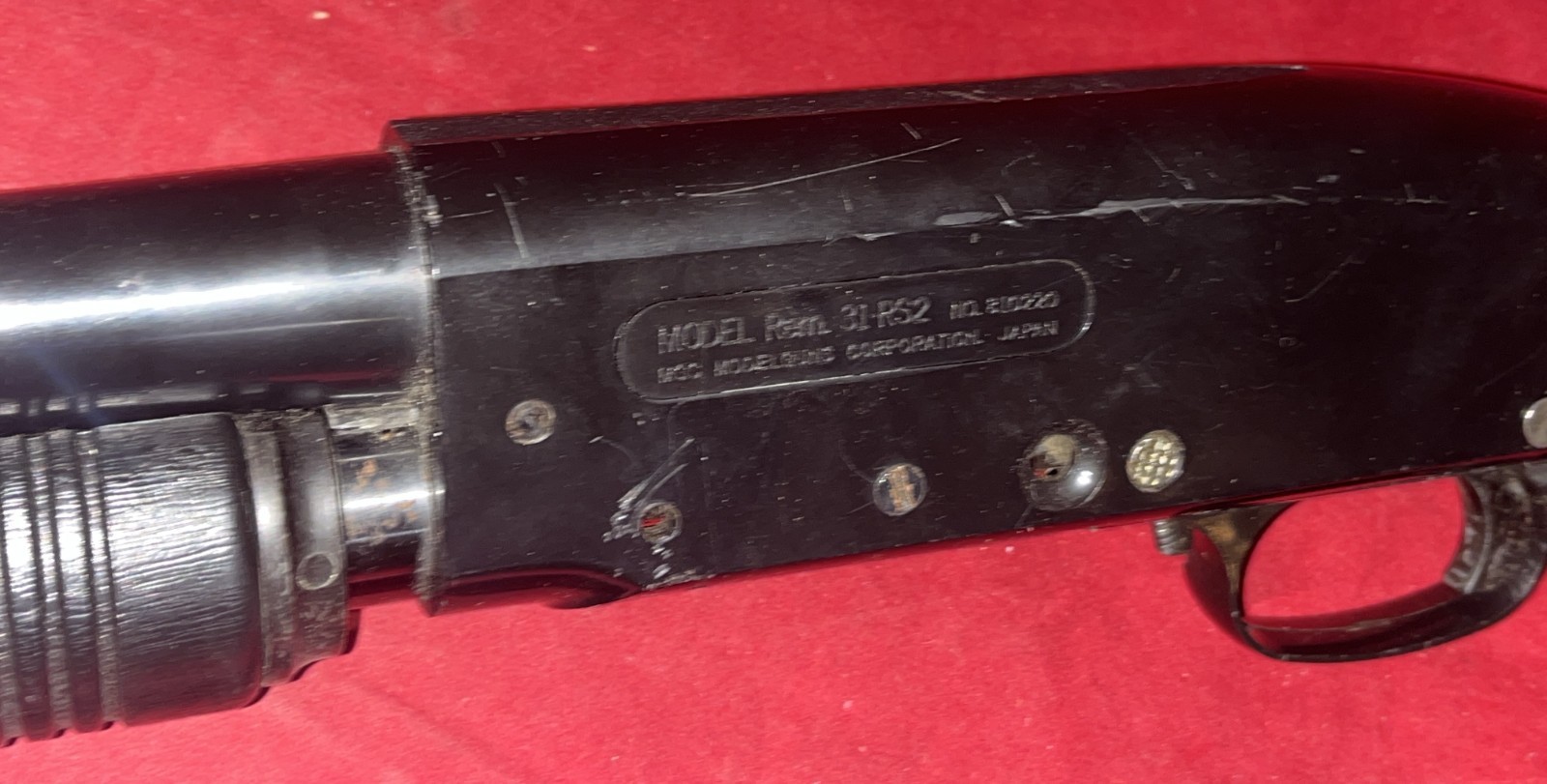 MGC REMINGTON M31-RS2 RIOT SHOTGUN-BARREL + TRIGGER ASSEMBLY+6 NOS SHELLS w/O.B.